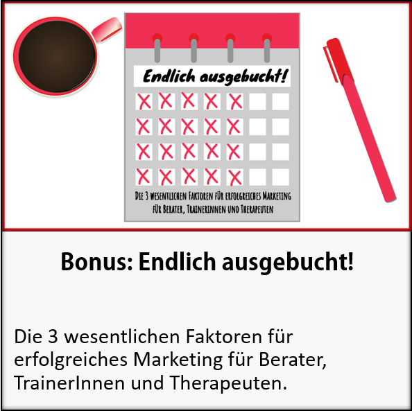 Bonus Endlich ausgebucht