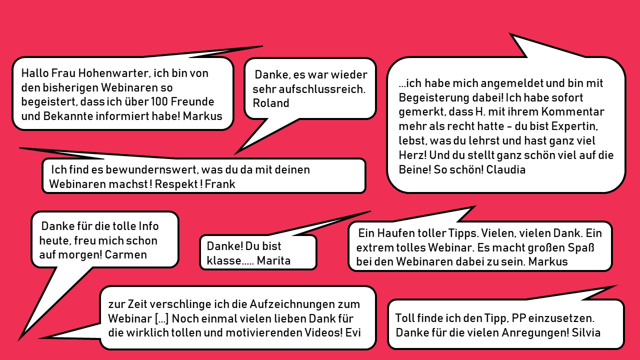 Feedback rosa 2 Feedback rosa 2