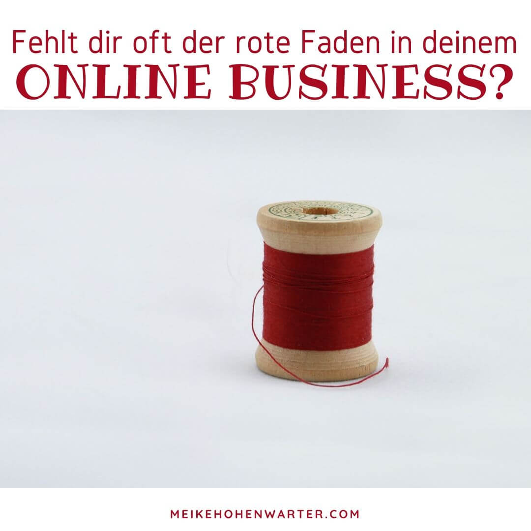 ROTER FADEN DES ONLINE BUSINESS