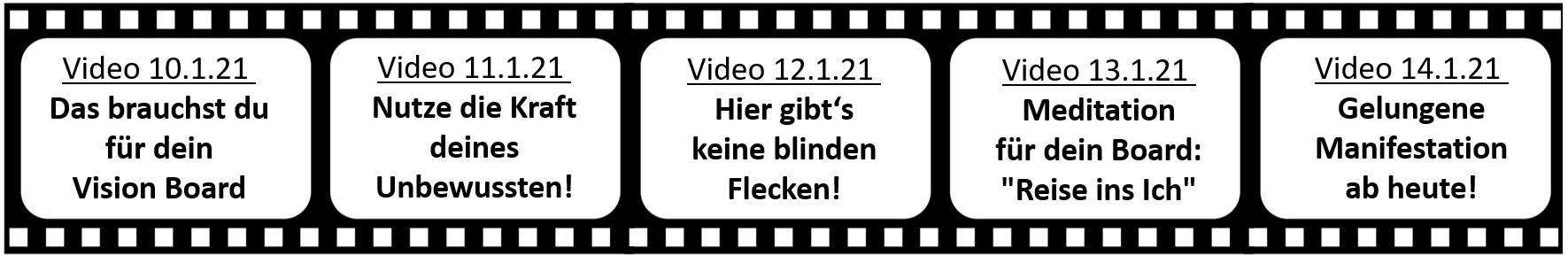 Videos Vision Board neue Termine Videos Vision Board neue Termine