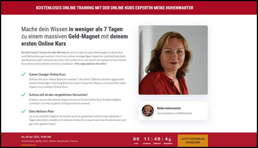 Screenshot I love OK funnel Screenshot I love OK funnel