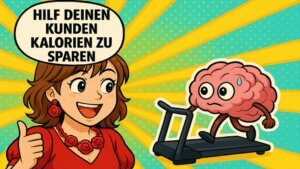 Hilf deinen Kund:innen, Kalorien zu sparen: goldene Regel 2, Klarheit