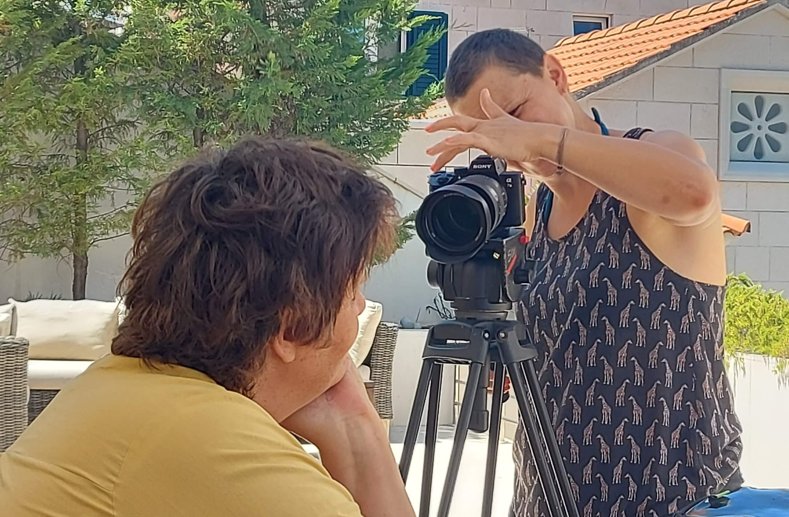 Sabine fotografiert