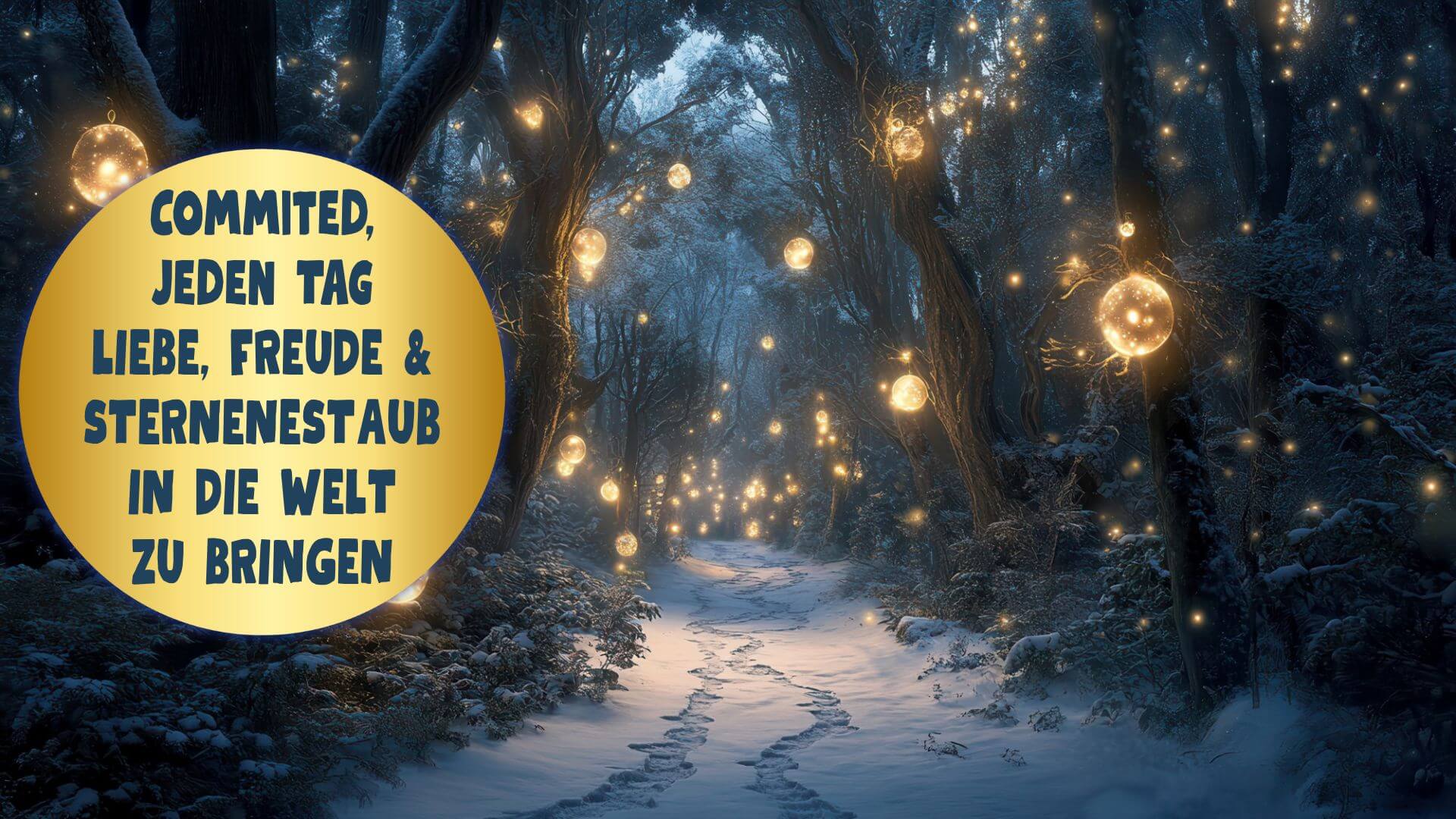 Commited jeden Tag noch mehr deine Wahrheit zu leben