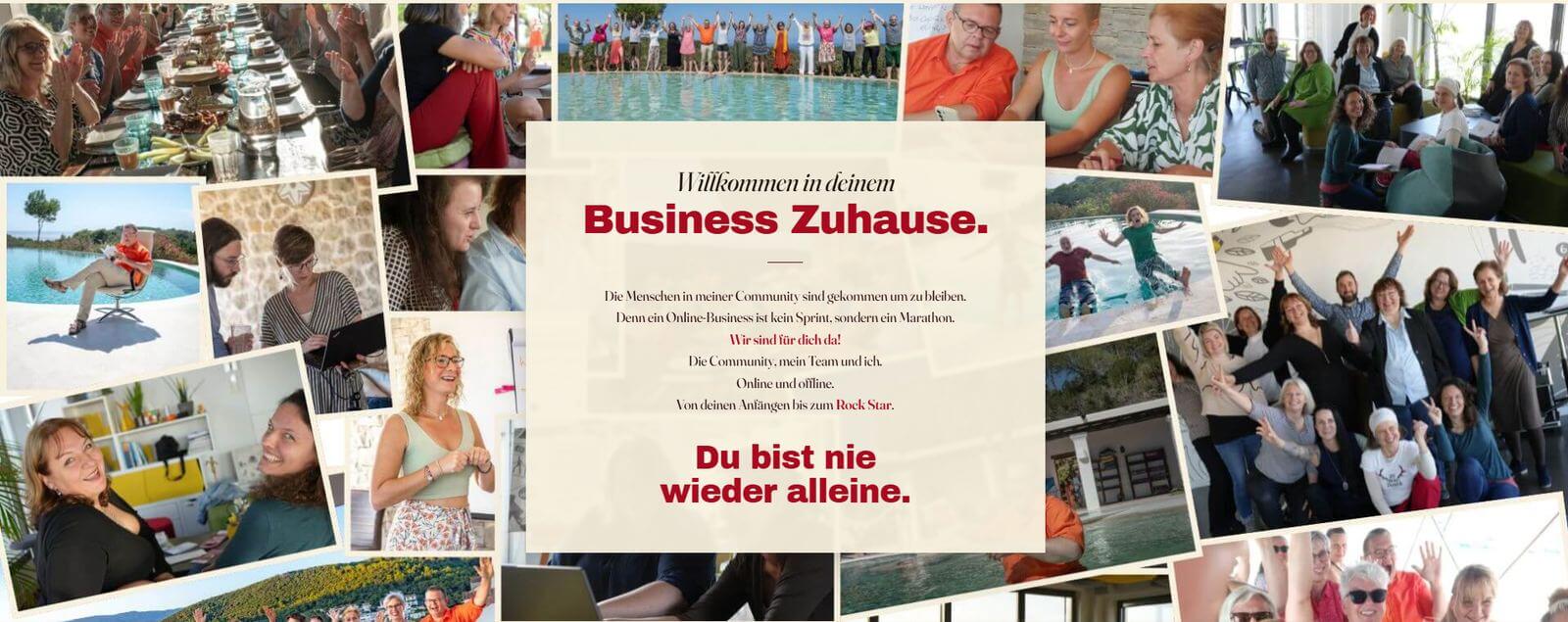 Willkommen in deinem Business Zuhause